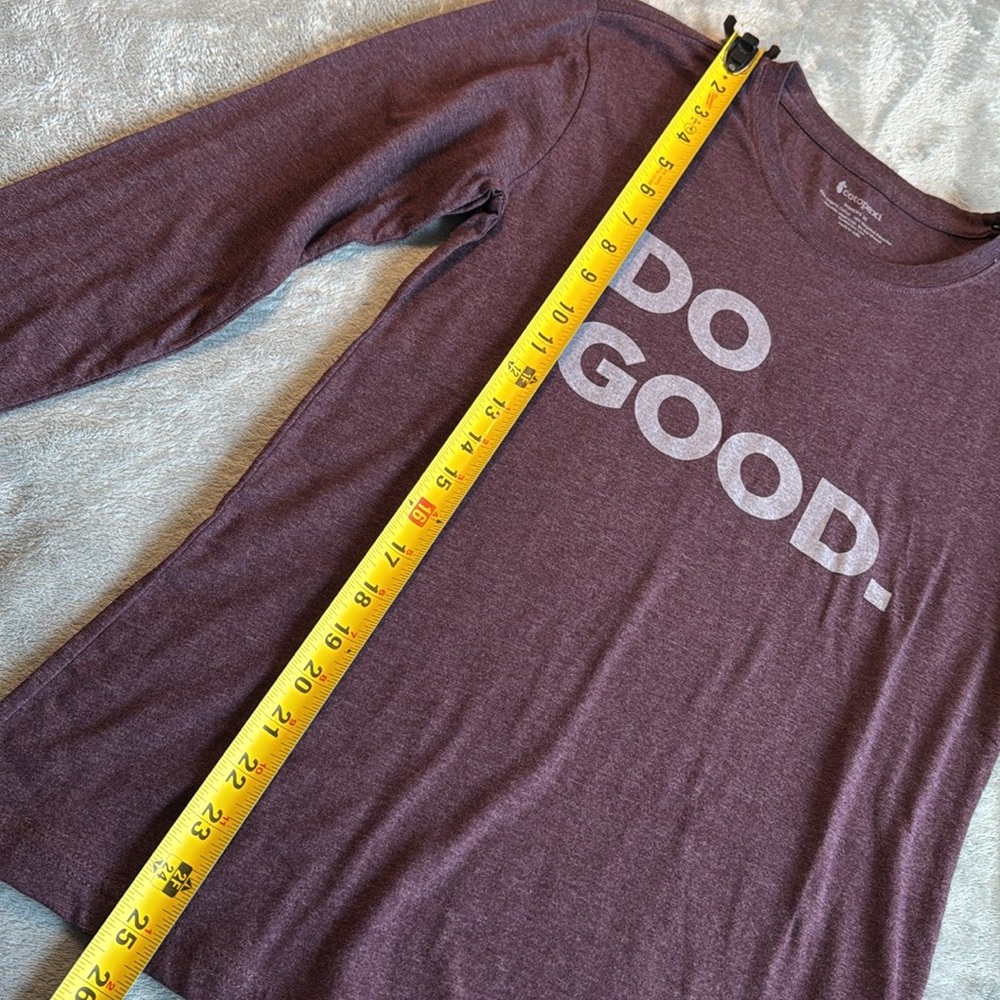 NWT Cotopaxi Do Good Organic Long Sleeve Purple T-Shirt Size XS - Picture 9 of 9